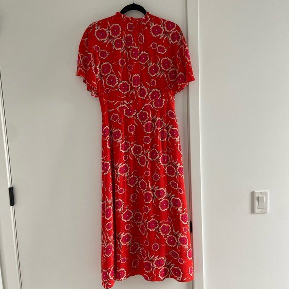Whistles Red Midi Dress - Picture 3 of 3